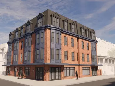 Mixed-use multifamily and retail property